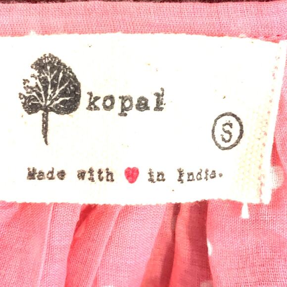 Kopal Pink Choli Women's Top ANTHROPOLOGIE - Picture 3 of 7